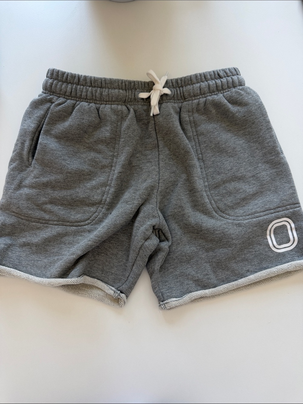 Overtime Kids Gray Fleece Drawstring Shorts